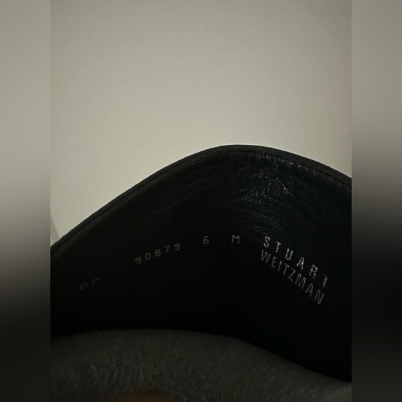 Stuart Weizman 5050 leather long boots black size 6 - Picture 8 of 8